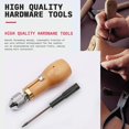 thumbnail image 4 of Sewing Machine Threader, Leather Sewing Kit Needle and Waxed Thread Leather Sail Canvas Heavy Repair Professional Speedy Stitcher Sewing Awl Tools, 4 of 7