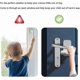 thumbnail image 4 of 2-Pack Adhesive Child Safety Locks with Handle for Cabinets, Drawers, and Furniture, 4 of 5