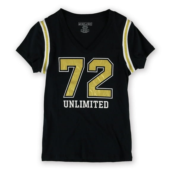 Ecko Unltd. Womens 72 Foil Graphic T-Shirt, Black, Medium