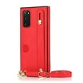 thumbnail image 5 of Dteck Case For Samsung Galaxy S20 Plus(6.7 inches),Luxury PU Leather Adjustable Strap Shockproof Rubber Protective Back Phone Kickstand Hybrid Cover,Red, 5 of 6