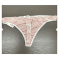 thumbnail image 2 of Charter Club Women's Cotton Thong Panty, Pink Snowflakes XL, 2 of 2