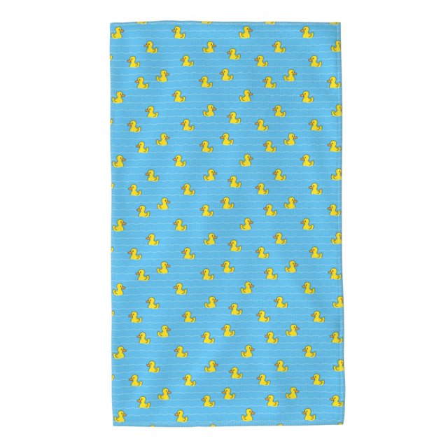 Balery Duck Swimming Toalla de Microfibra Premium con Estampado – 27.5x16 pulgadas, Alta Absorción, Suave y Aterciopelada, Secado Rápido