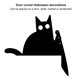 thumbnail image 2 of Letrero Esquina Puerta Metal para Gato Halloween Regalos Fiesta (con Cuchillo), 2 of 6