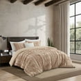 thumbnail image 3 of Nanshing 3 Piece Comforter Set, Full, Khaki, 3 of 4