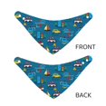 thumbnail image 3 of Honeii Transportations with Buildings Print Pet Scarf Dog Bandanas for Dogs Triangle Dog Scarfs,Bandana Pet Cute Scarf Bibs for Small Medium Dogs and Cat-Large, 3 of 5