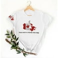 thumbnail image 1 of Weiqiqre Hauts de Printemps pour Femmes T-Shirts Graphiques à Manches Courtes Col Rond Décontracté Été Mignons, 1 of 3