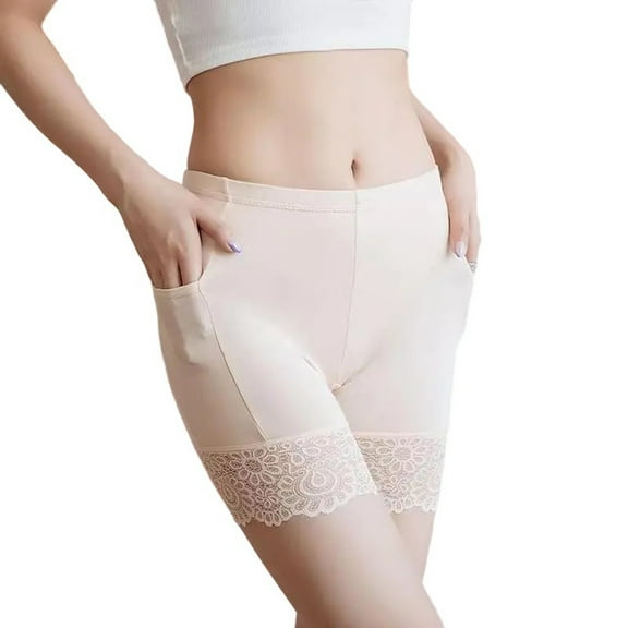 TNDBKQWR Woman Panties Clearance Sale Women Boy Shorts Underwear Cotton Women's Cotton Boxer Briefs Women Underwear Boyshort, Beige, XXL