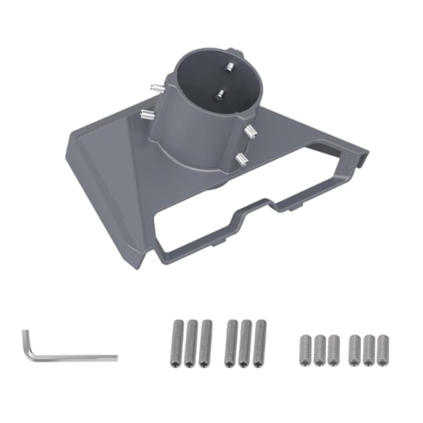 Soporte de techo para antena de Internet satelital, base de montaje de metal resistente para exteriores y techo Gris
