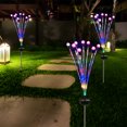 thumbnail image 4 of Solar Garden Lights, Waterproof 600mAh Battery Color Changing Solar Light Easy To Install Automatic 8 Head Decorative  For Camping For Way, 4 of 8