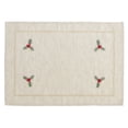 thumbnail image 4 of Saro Lifestyle Embroidered Holly Placemats and Napkins 8 pcs Set (4 Placemats, 4 Napkins), 4 of 5