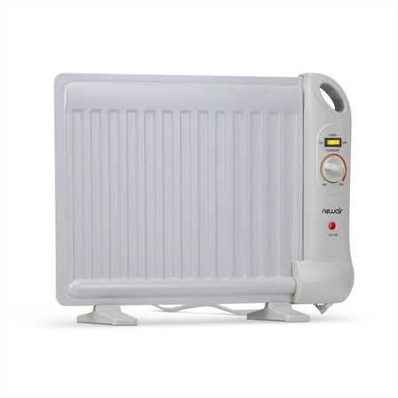 Newair Portable Heater 400W, Silent Under Desk Heater,  Slim Fit Design for Office, Home, Bedroom