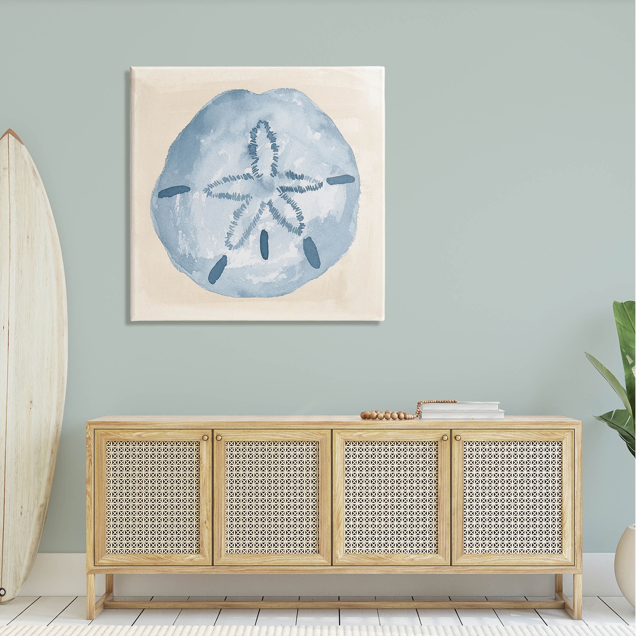 Casual Sand Dollar Beach Life Animals & Insects Graphic Art Gallery Wrapped Canvas Print Wall Art