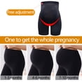 thumbnail image 4 of FITVALEN Women Maternity Shapewear High Waist Abdomen Support Panties Over-the-Belly Seamless Pregnancy Slimming Thigh Shaper Underwear, 4 of 8