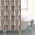 thumbnail image 4 of Boho Brown Damask Ethnic Pattern Shower Curtain 72"x72" ,Bathroom Decorative Shower Curtains Set with 12 Hooks,Modern Waterproof Washable Shower Curtain, 4 of 6