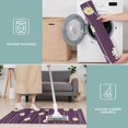 thumbnail image 6 of Purple Daisy Flower Wavy Lines Pattern Kitchen Rugs Sets Of 3,Kitchen Runner Rugs Non Skid Washable,Decorative Kitchen Floor Mats for Kitchen,Sink,Laundry,17"x30"+ 17"x47" + 17"x59", 6 of 6