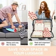 thumbnail image 5 of Livhil 8Pcs Packing Cubes for Luggage, Travel Packing Organizers Packing Cubes for Travel (Strawberry), 5 of 8
