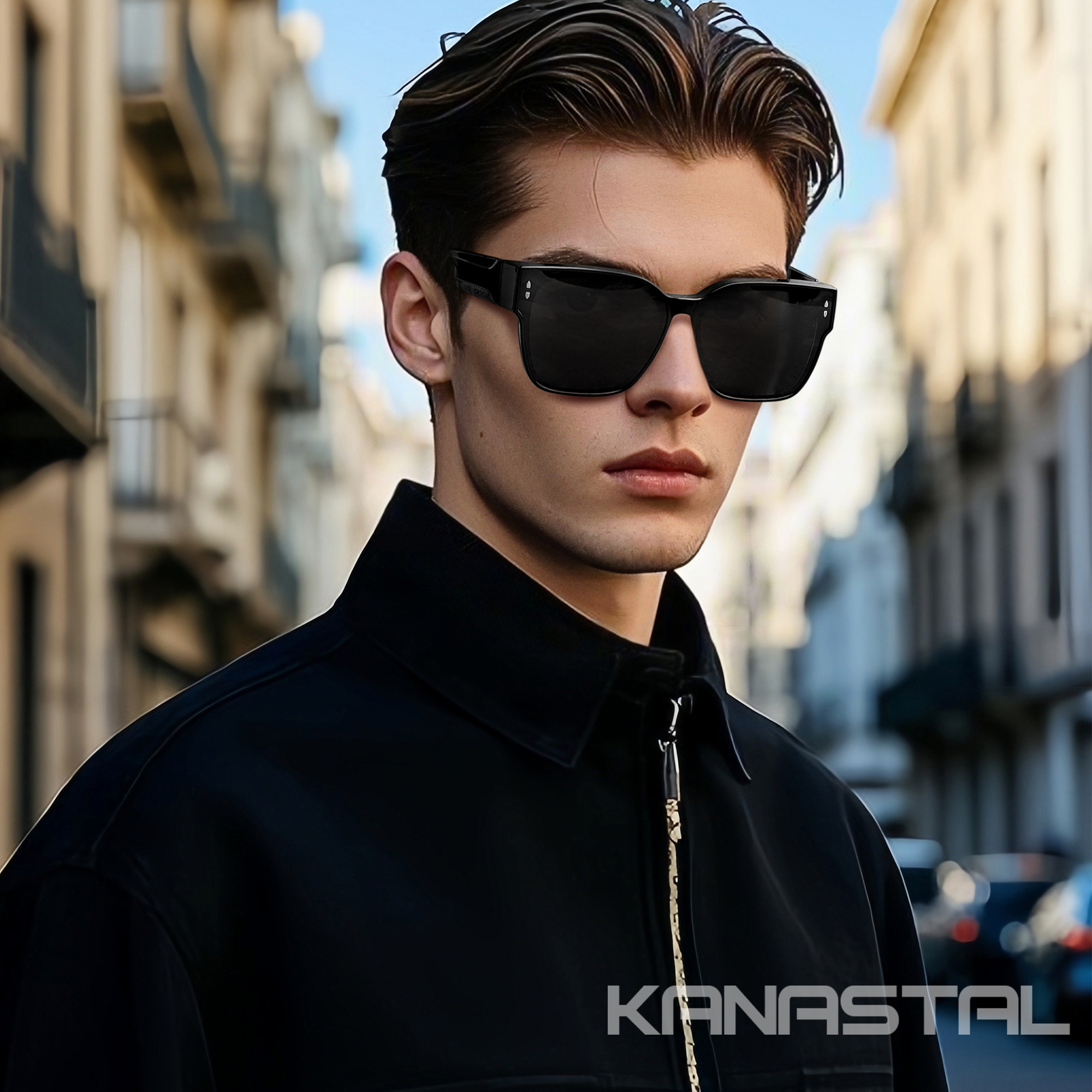 Kanastal Polarized Fit-Over Sunglasses with UV400, Black photo 3