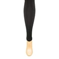 thumbnail image 5 of 3 Pairs NuNu Leggings Black Opaque Queen Plush Lined Ladie Footless 1x/2x Winter, 5 of 6