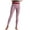Red, variant on COMVALUE Women's Leggings Striped Tights High Waist Elastic Waistband Party Yoga Stirrup Pants Dark Green Size S