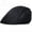 Black, variant on New Summer Hat Cap Men Women Berets Solid Plain Ivy Gastby Flat Cap Breathable Duckbill Pierced Mesh Cap Beret Caps