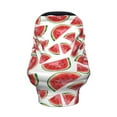 thumbnail image 2 of Haiem Hand Drawn Watermelon Baby Nursing Cover & Nursing Poncho - Multi Use Cover for Baby Car Seat Canopy, Stroller Cover, 360°Full Privacy Breastfeeding Coverage, 2 of 9