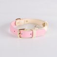 thumbnail image 1 of Collar de cuero para perros pequeños, medianos y grandes, ajustable, hecho de cuero suave y transpirable. Collar clásico para cachorros, acolchado e impermeable. Collar para mascotas., 1 of 5