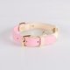 thumbnail image 1 of Collar de cuero para perros pequeños, medianos y grandes, ajustable, hecho de cuero suave y transpirable. Collar clásico para cachorros, acolchado e impermeable. Collar para mascotas., 1 of 5