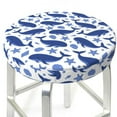 thumbnail image 6 of Goofa Whale Printed Stool Covers Round, Waterproof Round Bar Stool Covers Anti-Slip Round Bar Stool Seat Cover with Elastic Bands Durable -14 inch, 6 of 7