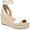 White, variant on ALFANI Womens White Ankle Strap Padded Cohjo Round Toe Wedge Zip-Up Espadrille Shoes 9.5 M