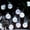 White, variant on Solar String Lights Outdoor 200 Led Crystal Globe Lights Waterproof Solar Festoon Fairy Light for Garden Christmas Outdoor Decor
