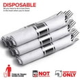 thumbnail image 2 of Pre Rolled Plastic Silverware Sets for Parties (50 Pack) Silver Cutlery Set, Disposable Spoons, Forks, Knives, Napkins Prewrapped, Heavy Duty Utensils Individually Wrapped for Wedding, Thanksgiving, 2 of 7