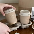 thumbnail image 1 of 50PCS Paper Cups with Lids Coffee, Tea, and Hot Drinks, 330ml, 1 of 4