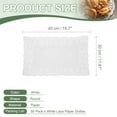thumbnail image 2 of Uxcell Paper Doilies Lace Doilies Round Disposable 15.7 Inch, 2 of 7