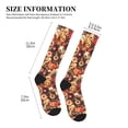 thumbnail image 2 of Lsque cute record music Skull Pattern Sport Compression Socks for Men & Women 15-20 mmHg Knee High Nurse Pregnant Running Medical and Travel Athletic, 2 of 6