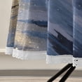 thumbnail image 5 of 60 Inch Round Tablecloth with White Lace Trim Fall Table Cover for Elegant Dining Decor Sky Full Of Shooting Stars, 5 of 8