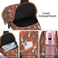 thumbnail image 4 of Fairy Tale Mushroom Sling Backpack, Psychedelic Crossbody Bag with Trippy Fungi Pattern, Cottagecore Style, Vintage Aesthetic and Boho Forest Design, 4 of 6