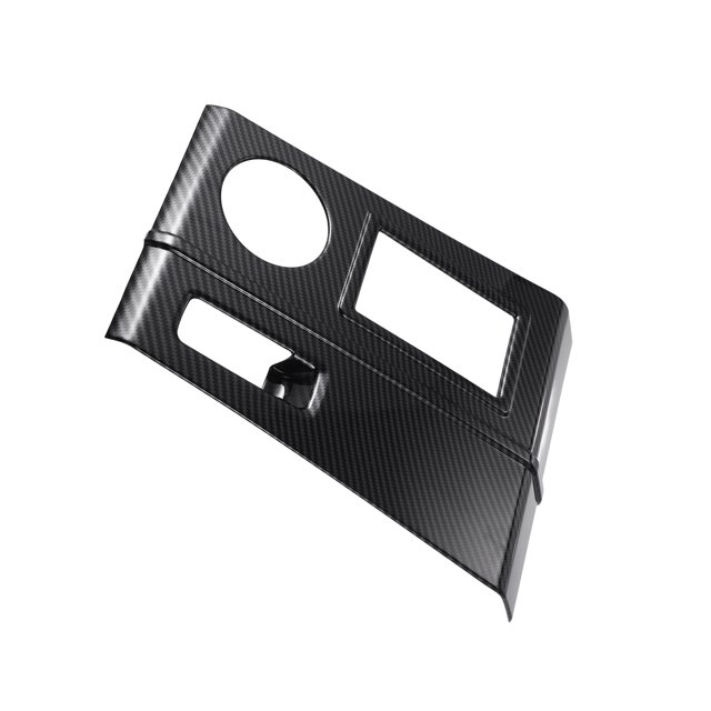 Unique Bargains Central Control Gear Shift Panel Cover Trim for Mitsubishi ABS Carbon Fiber Pattern Black