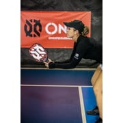 Recruit by ONIX Pickleball Polypropylene Core V4 Paddle for All Ages and Skill Levels, Orange/Black