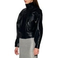 thumbnail image 3 of Walter Baker womens  Sonya Leather Jacket, XL, Black, 3 of 4