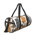 thumbnail image 3 of Easygdp Funny Cats Travel Bag, Camping, Weekend, Carry On Overnight Duffel Bag with Shoulder Strap, 3 of 8