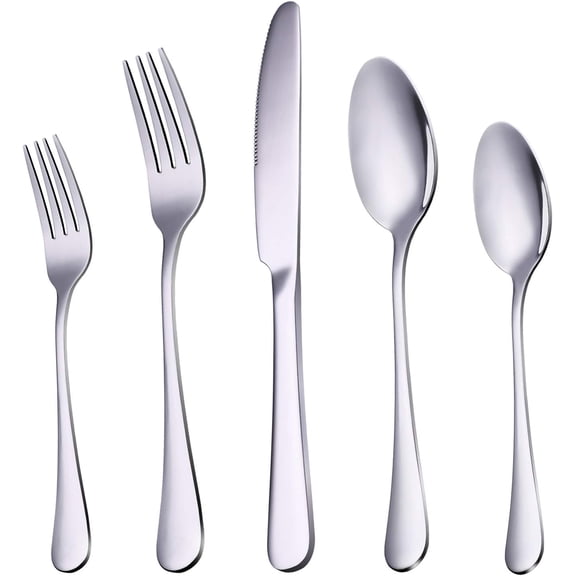 20-Piece Flatware Set,Silverware Set,Stainless Ste