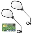 thumbnail image 2 of Trayknick 2Pcs Bicycle Bike MTB Handlebar Adjustable Rear View Side Mirrors Replacements, 2 of 9