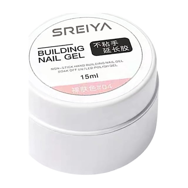 Gel para alargar uñas, gel sólido para alargar uñas, gel para uñas nude blanco transparente y gel duro, gel esculpidor para principiantes, set de manicura DIY