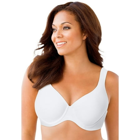 Catherines Women s Plus Size Uplifting Plunge Bra Color: White Size: 42 DD