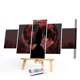 thumbnail image 2 of Cuadros Decorativos 5 paneles Uchiha Itachi pintura al óleo por números Kit DIY pintura acrílica decoración Sywqhk Nuevos Originales, 2 of 9