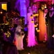 thumbnail image 3 of 1 lámpara solar de Halloween con forma de campana de viento para jardín, decorativa y colgante (naranja), 3 of 6