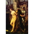 thumbnail image 2 of Art.com The Knight Errant Stretched Canvas Print Wall Art by John Everett Millais, 24" x 36", 2 of 4