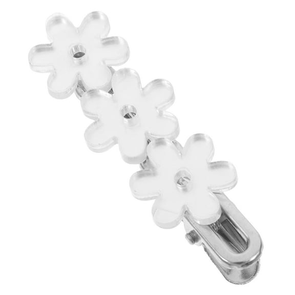 HOOWIFFY Flower Shaped Mini Hair Clips, Secure Hold Hair Clip for Different Occasions, 1 Pack