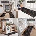 thumbnail image 5 of Black Halloween Pumpkins Kitchen Rugs Sets Of 3,Kitchen Runner Rugs Non Skid Washable,Decorative Kitchen Floor Mats for Kitchen,Sink,Laundry,17"x30"+ 17"x47" + 17"x59", 5 of 6