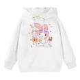 thumbnail image 4 of Sanrio-Sudadera con capucha My Melody Kuromi Kawaii para padres e hijos, abrigo de lana con dibujos animados para estudiantes, niñas y adultos, 4 of 4